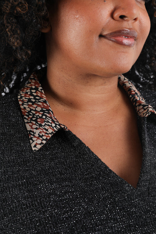 2-in-1 Kleid mit grafischem Print-Paprika-4