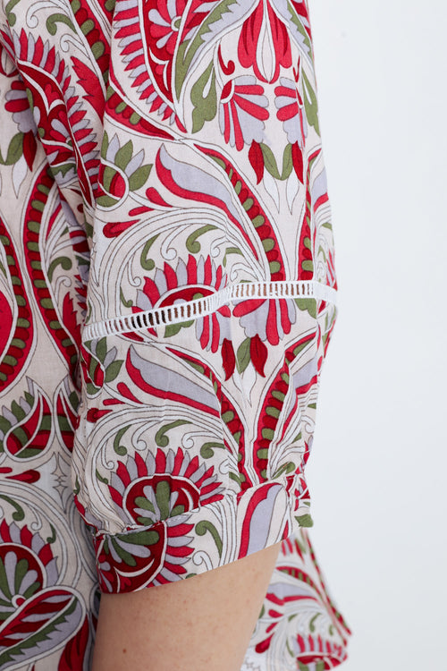 Bluse mit Paisleymuster-Paprika-5