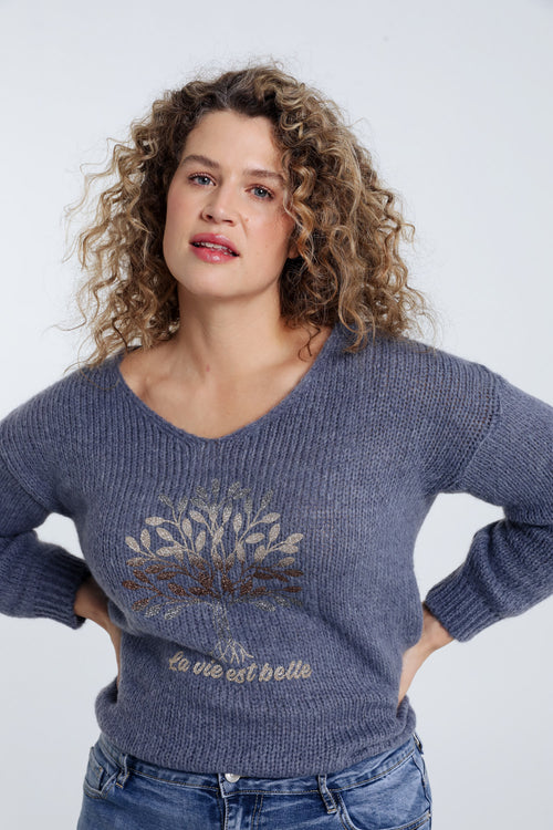 Pullover mit Baum-des-Lebens-Print-Paprika-3
