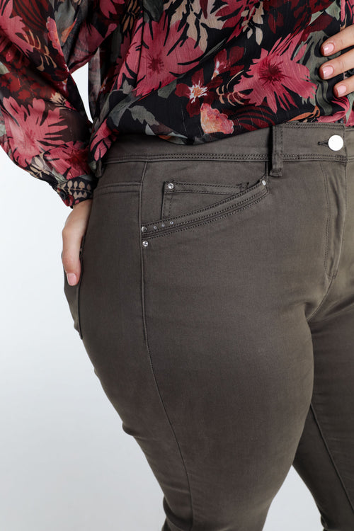 Slim-Fit-Hose „Louise“ L32 mit Strass-Paprika-3