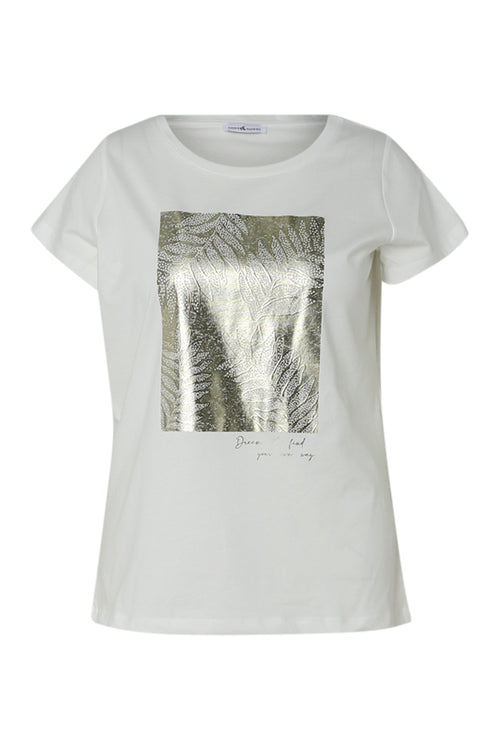 Baumwoll-T-Shirt mit Folienprint-Paprika-10