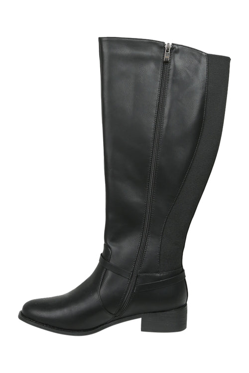 Flache Reiterstiefel-Paprika-1