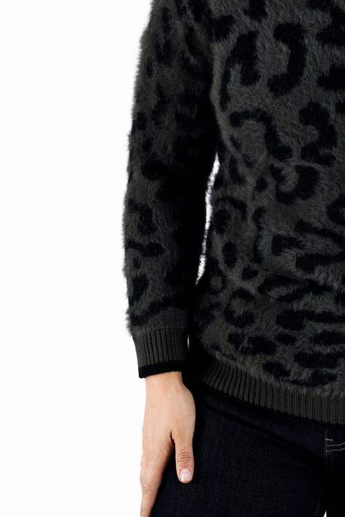 Pullover mit Leopardenmuster und flauschigem Stoff-Paprika-4