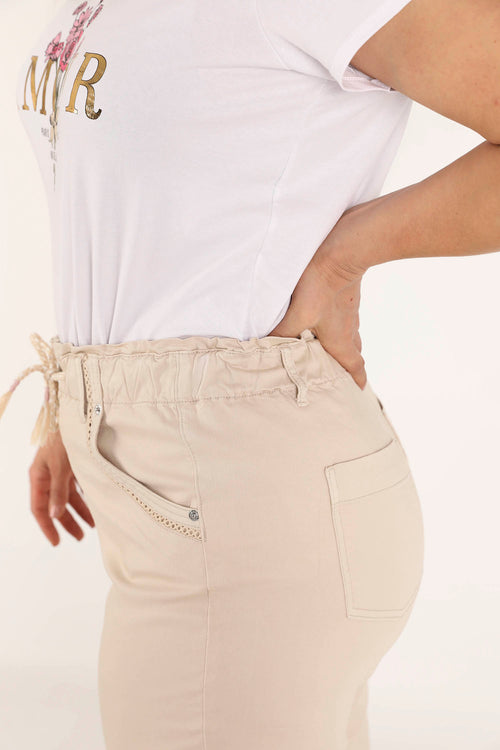 Chino en coton uni-Paprika-4