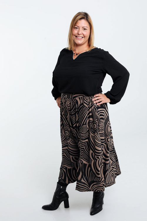 Jupe fendue-Paprika-9