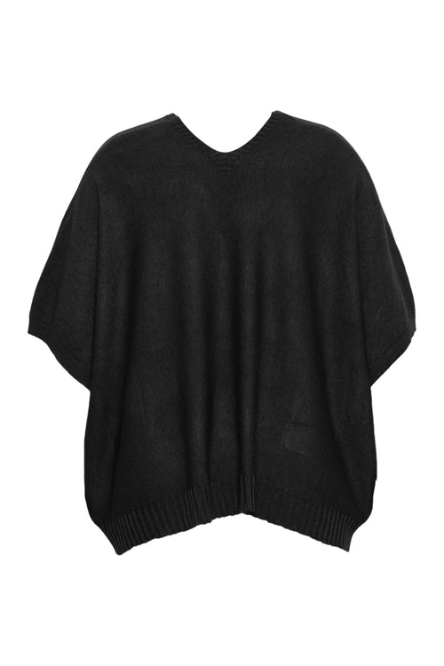 Uni kurzer Pullover aus Viskose-Paprika-2