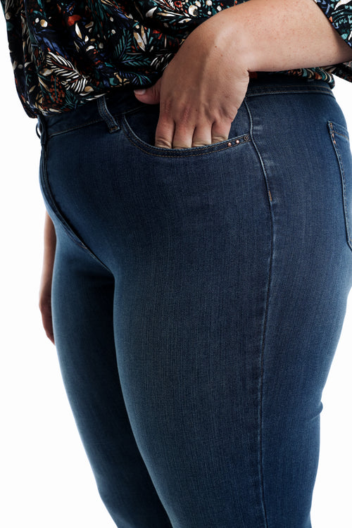 Jeans droit Mia L32-Paprika-3