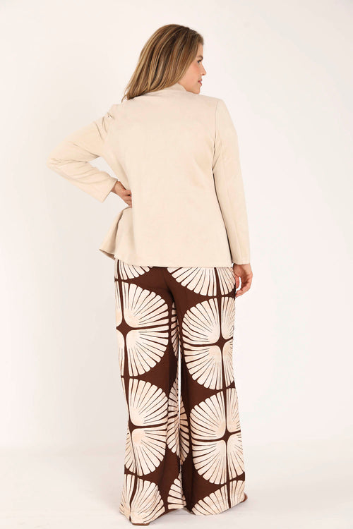 Uni-Blazer mit Wildlederoptik-Paprika-1