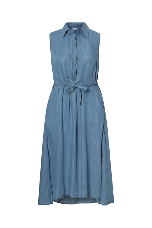 Robe en tencel unie-Paprika-10