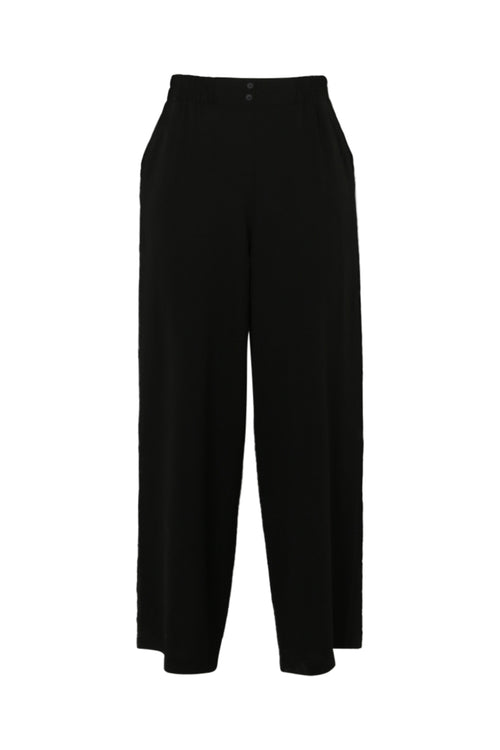 Fließende einfarbige Hose-Paprika-10