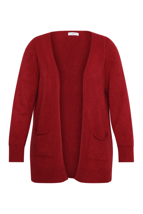 Uni-Viscose-Strickjacke-Paprika-1