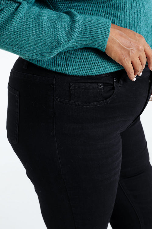 Slim-Fit-Jeans „Louise“ L32 mit 5 Taschen-Paprika-5