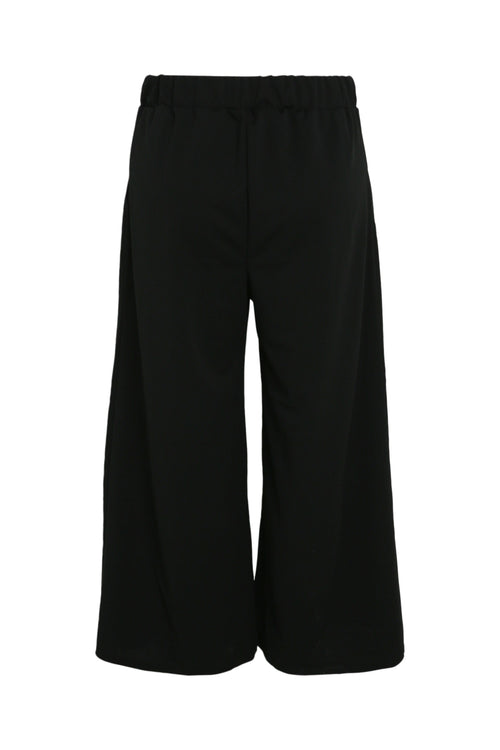 Breite 7/8-Palazzohose mit Zierknöpfen-Paprika-9