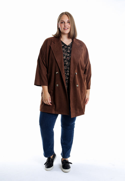 Bluse mit indischem Blumenmuster-Paprika-7