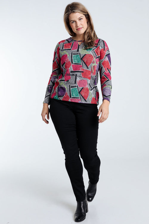 T-Shirt mit grafischem Print-Paprika-8