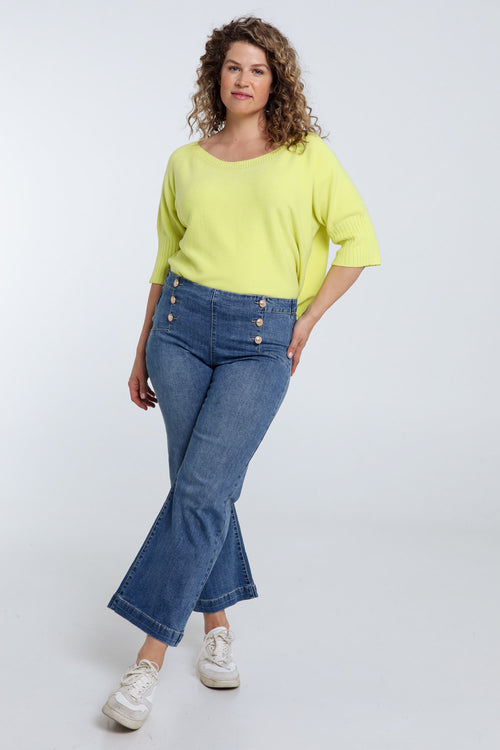 Weite Jeans mit 6 Knöpfen-Paprika-7