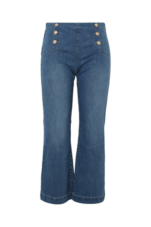 Weite Jeans mit 6 Knöpfen-Paprika-10