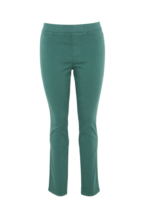 Unifarbene Slim-Fit-Jegging „Lolly“ L 32-Paprika-10
