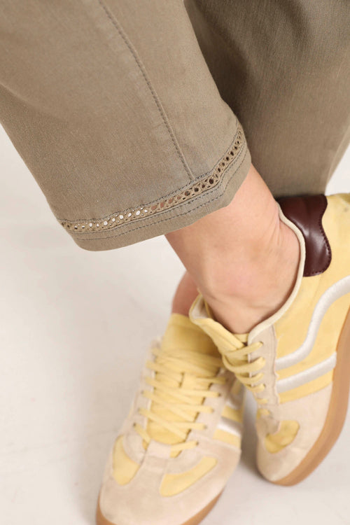 Chino en coton uni-Paprika-5