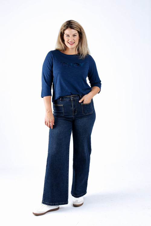 Uni Baumwoll-T-Shirt Enjoy-Paprika-6