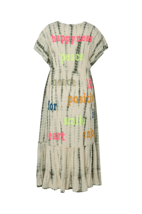 Langes Kleid aus bedruckter Viskose im Tie-Dye-Design-Paprika-11