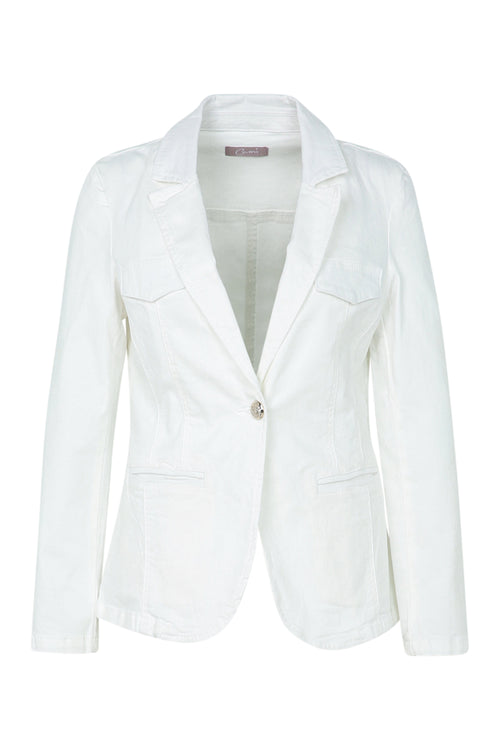 Blazer en coton-Paprika-9