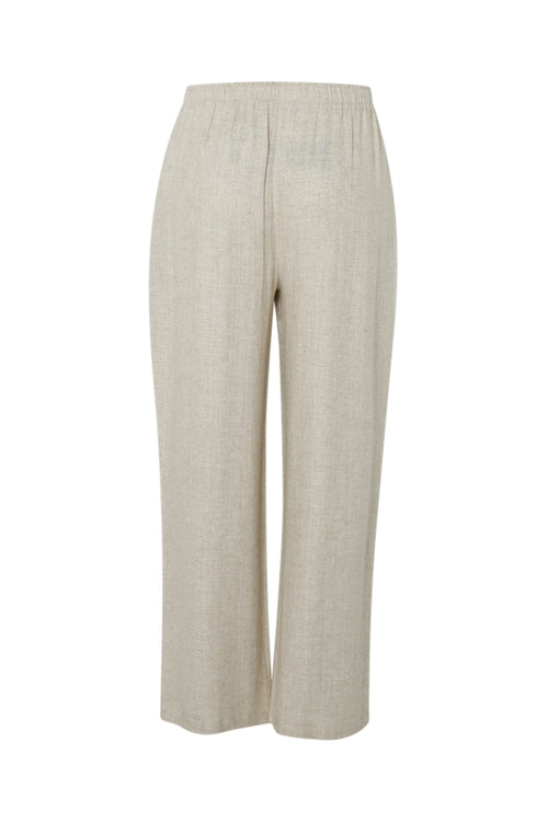 Leinen- und Viskosehose mit Lurex-Details-Paprika-11