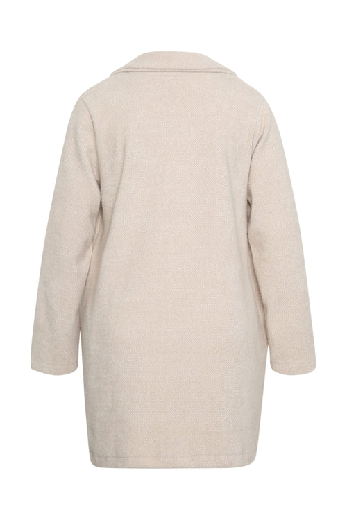 Manteau mi-long uni-Paprika-2