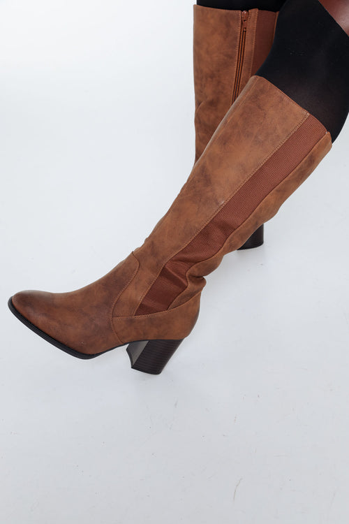  Klassische Stiefel mit Absatz-Paprika-3