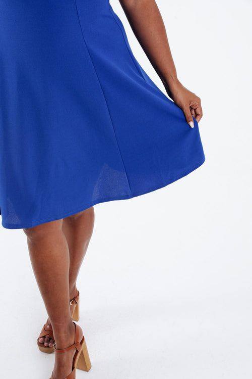 Einfarbiges Skaterkleid-Paprika-5