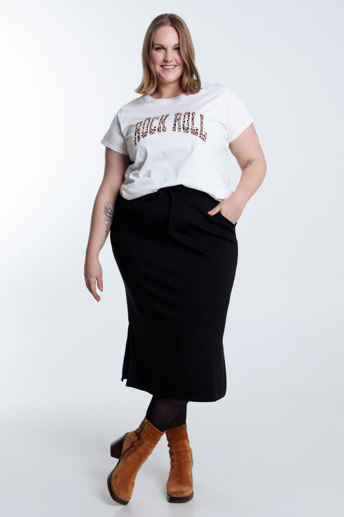 T-Shirt aus Baumwolle Rock Roll-Paprika-9