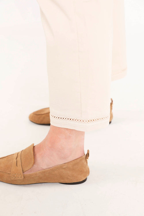 Chino en coton uni-Paprika-5