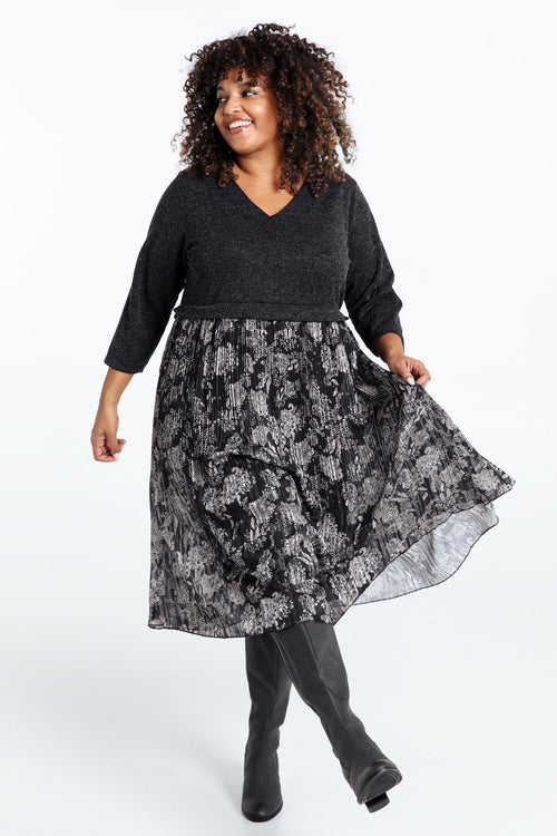 2-in-1-Kleid aus warmem Strick-Paprika-7