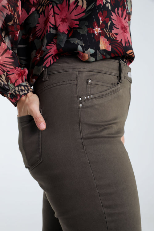 Slim-Fit-Hose „Louise“ L32 mit Strass-Paprika-4
