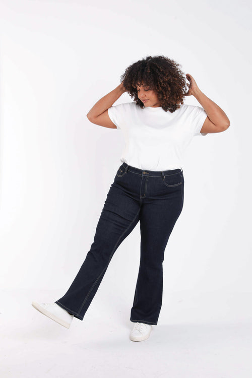 Bootcut-Jeans „Lara“ L34-Paprika-9