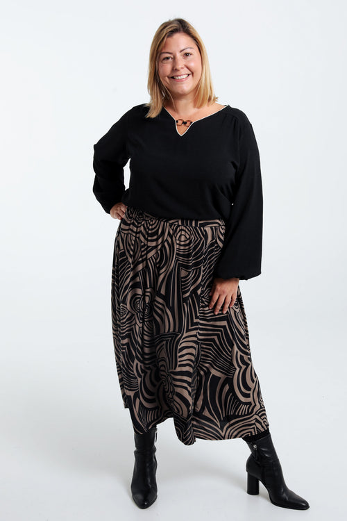 Jupe fendue-Paprika-7