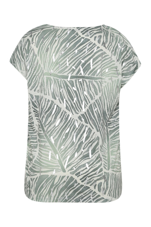T-shirt mit Folienblättern-Paprika-11