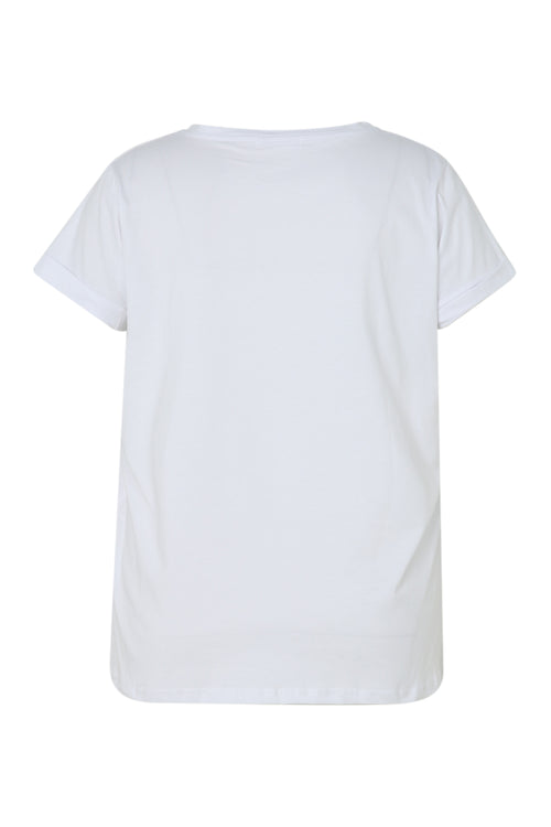 Einfarbiges Baumwoll-T-Shirt mit Paillettenherz-Paprika-11