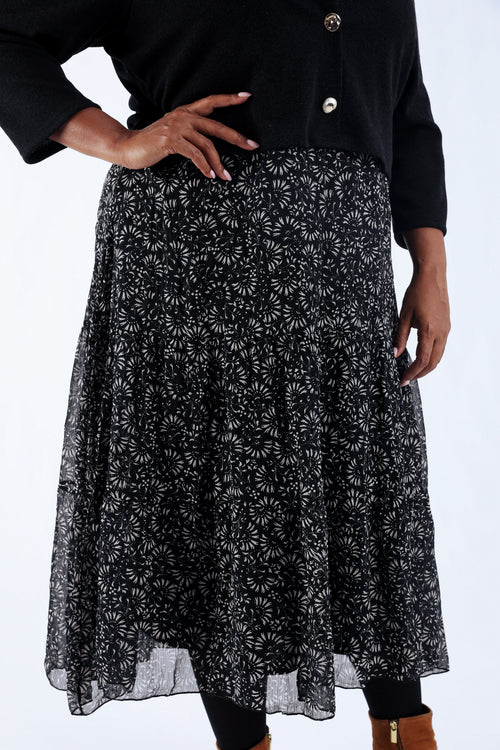 2-in-1 Kleid mit Blumenmuster-Paprika-5