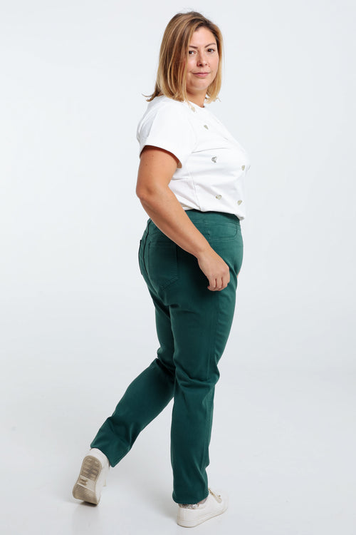 Unifarbene Slim-Fit-Jegging „Lolly“ L 32-Paprika-2