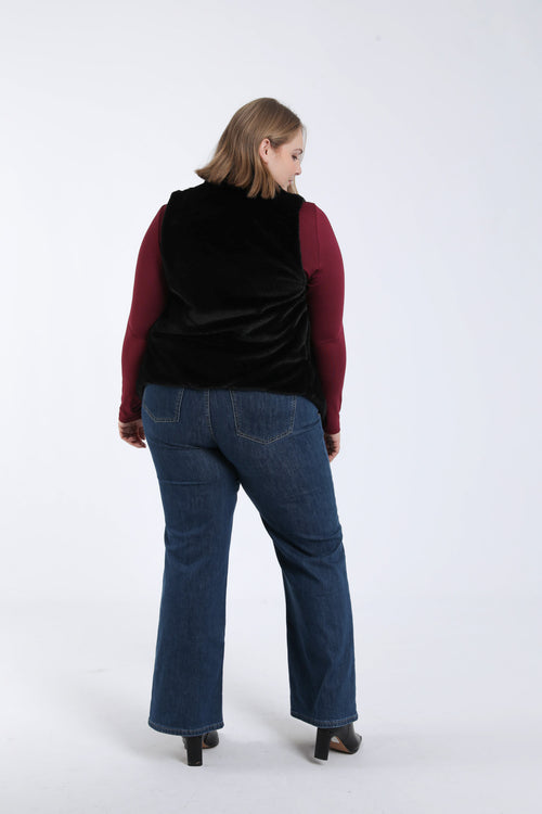 Jacke aus Kunstpelz-Paprika-2