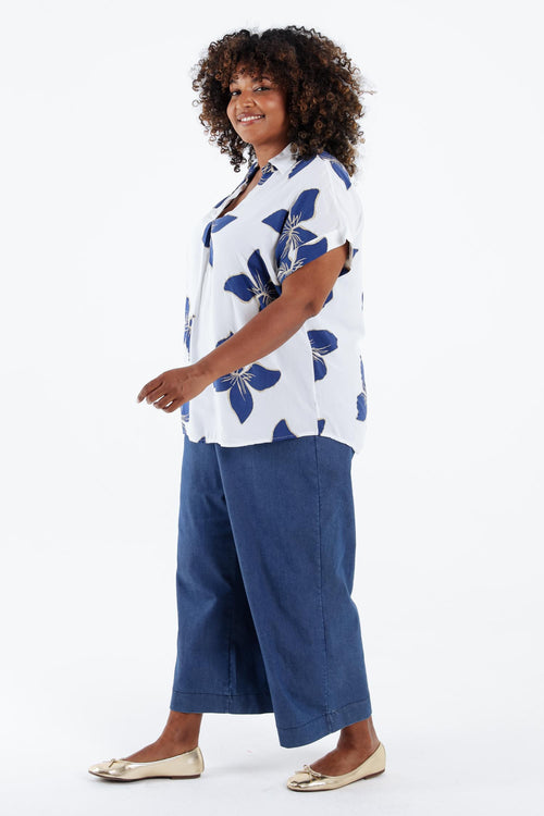Bluse aus bedruckter Viskose-Paprika-7