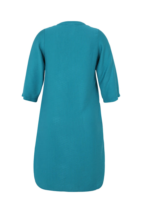 Einfarbiges Tunika-Kleid-Paprika-11