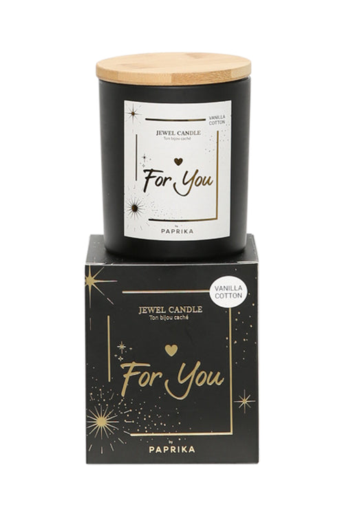 Kerze mit verstecktem Schmuckstück-Paprika-1