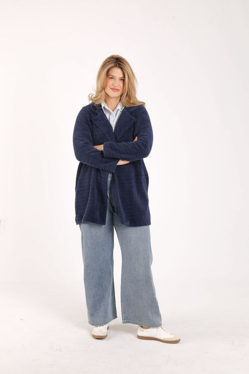 Einfarbiger mittellanger Mantel-Paprika-9