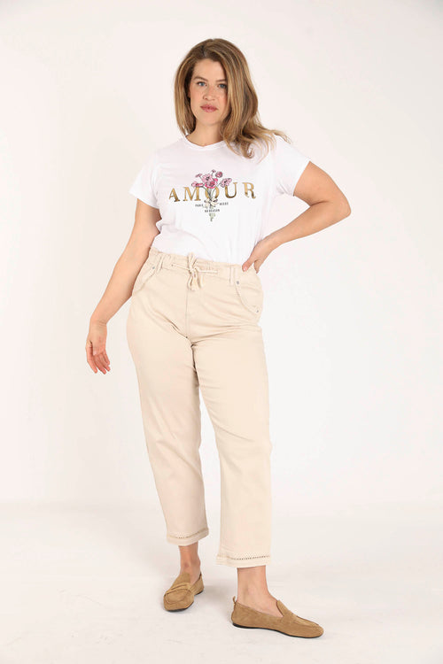 Chino en coton uni-Paprika-8