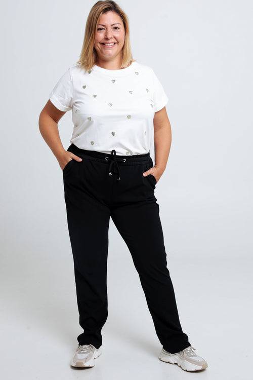 Pantalon 7/8 uni-Paprika-6