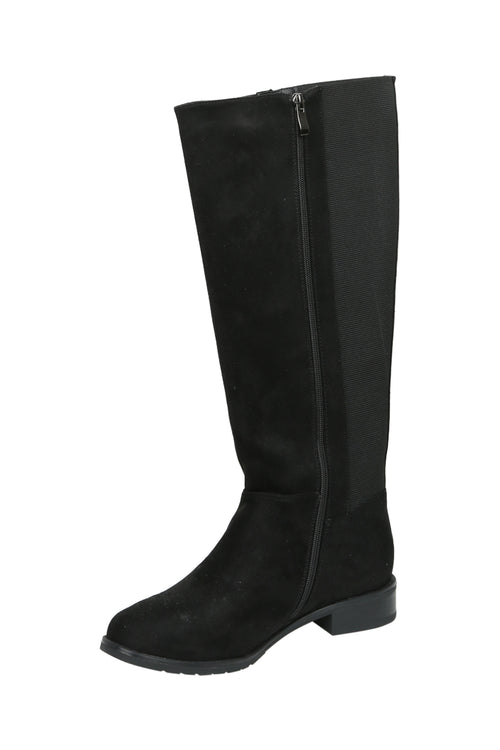Reitstiefel aus Wildleder-Paprika-1