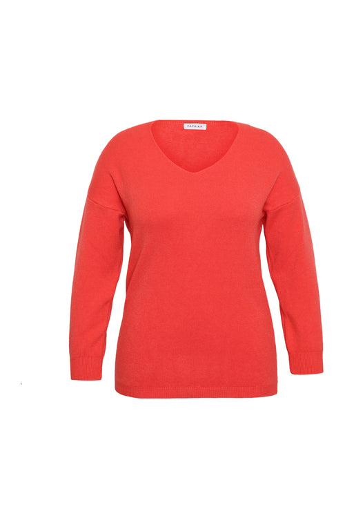 Pull en viscose uni-Paprika-10
