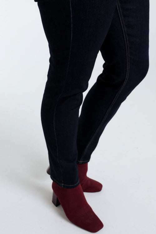Slim-Fit-Jeans „Louise“ L32 mit 5 Taschen-Paprika-6